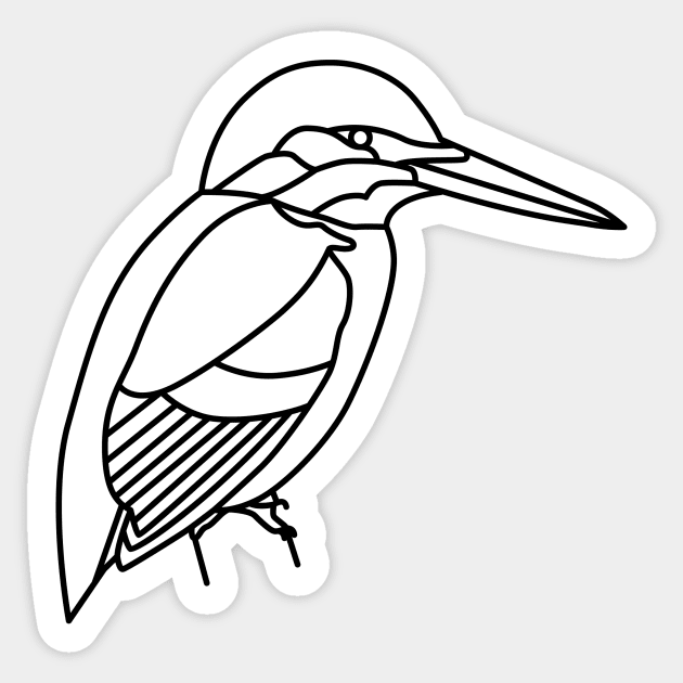 Kingfisher Sticker by Radradrad